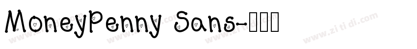 MoneyPenny Sans字体转换